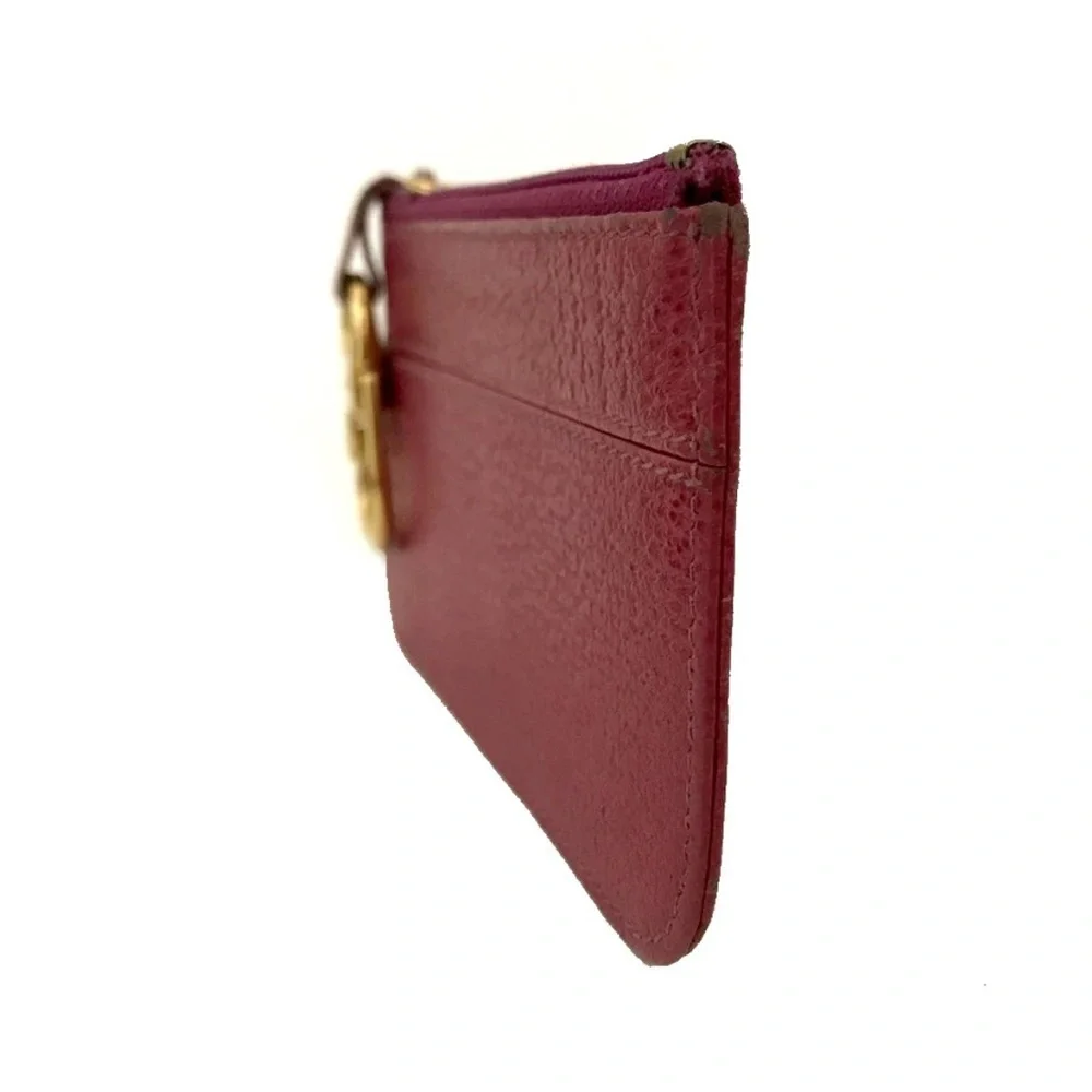 Gucci Red Leather Key/Coin Pouch - Picture 3 of 8